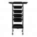 Hairdressing Trolley GABBIANO X11-9 Black